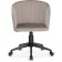 Computer chair thibault plastic/velor, black/beige 60x60x81 cm