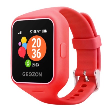 Children's smart hours Geozon Life G-W12red, 1.4 ", SOS, calls, camera, geozons, red