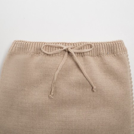 Knitted crumb set "Trendy" height 80-86 cm, beige color-5
