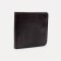 Male purse without fastening, department for bills, for cards, brown color