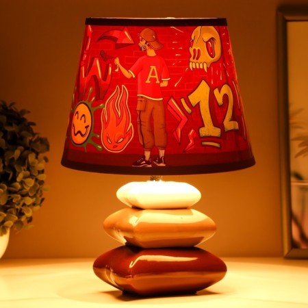 Graffiti table lamp E14 15W 20x20x28 cm Risalux-2