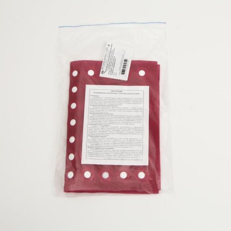 Kuznetsova applicator, 70 spines, spanbond, 23 x 32 cm, red.-4