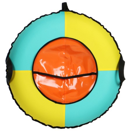 Tubing-vatrushka "Whirlwind", case diameter 70 cm, Mix color-7
