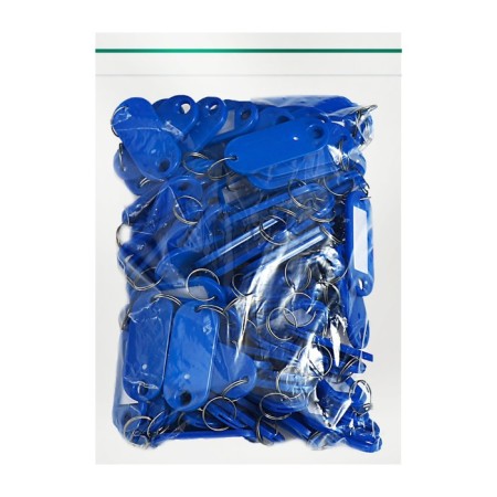 A set of key keycels, 100 pieces, 53 mm, blue color-5