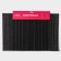 Set of serving napkins on the table “Yin”, 4 pcs, 30 × 45 cm, black color