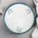 Ceramic "branch" plate, d = 25 cm, white color