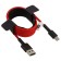 Cable Xiaomi Mi Brained (SJV4110GL), Type -C - USB, 1 m, nylon braid, red
