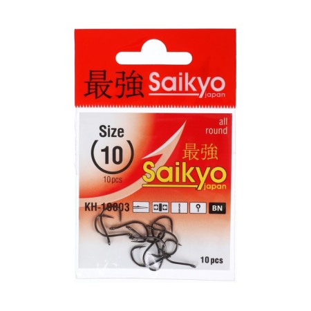 Hooks Saikyo KH-10003 Tanago BN No. 10, 10 pcs