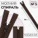 Lightning "Spiral", No. 5, detachable, automatic lock, 60 cm, brown color