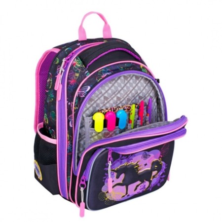 Frame backpack 39 x 29 x 17 cm, Across 3, filling: bag, purple ACR22-DH3-5-4