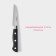 Knife for vegetables of the share "Kronos", blade 9 cm, black color