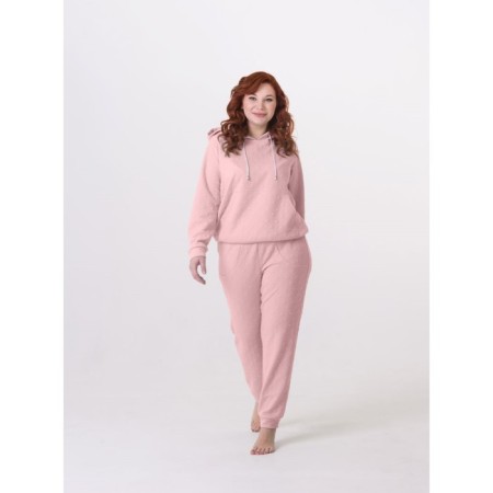 Female suit, size 42, purple-pink color