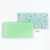 A set of fabric patchwork "Green Laguna", 50 x 50 cm