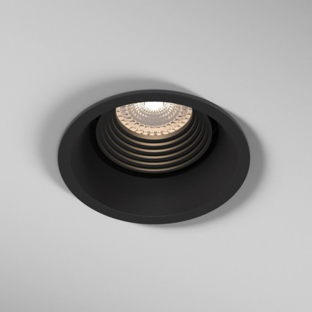 Builtrous lamp Elektrostandard, Punto, 93x93x46 mm, GU10, Black Color-1