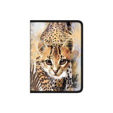 Folder for notebooks and labor, 1 compartment, A4, Erichkrause Wild Cat, plastic, on lightning