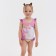 Children's swimsuit KAFTAN "Unicorn", height 98-104 (30), pink