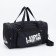 Road bag on lightning, 3 external pockets, a long belt, black color