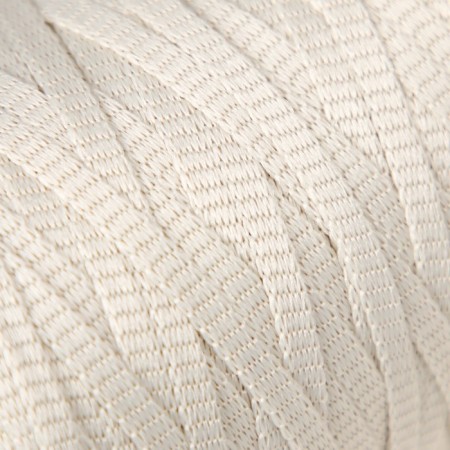Knitting cord 100% polyester 5 mm cylinder, 180 g, 140 m 02 -milk-2