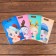 Gift package, with zip-lock fastener, "Winter kittens", 15x22cm mix