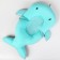 Lining - mattress for bathing children's "Kit", blue color