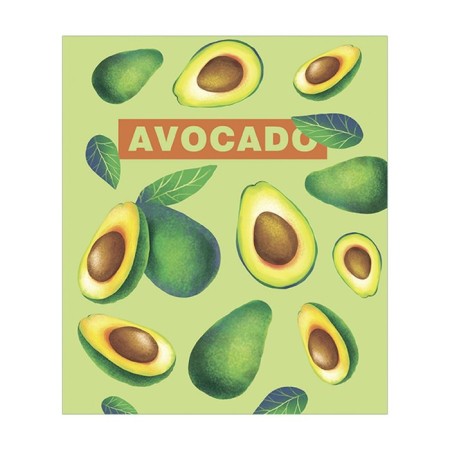 Notebook of 48 sheets in Calligrata Avocado cage, cover coated cardboard, twin-lak + selective UV-lak, block offset mix-2