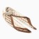 Women's scarf minku rr 70*70 cm, col. brown