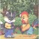 Cat, rooster and fox