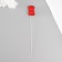 Decor for creativity "Bear length 20 cm, red