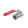 Ballic Otmo tap, inner/internal thread 3/4 ", handle, nickelly brass