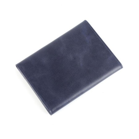 Passport cover on the button, the color is blue-2
