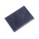 Passport cover on the button, the color is blue