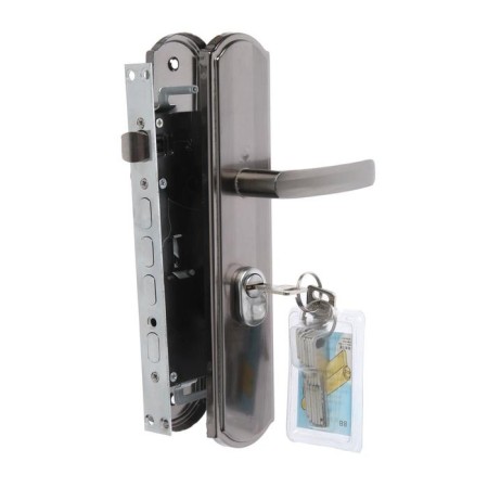 A set of locks for the Chinese door R2R, with c/m, with handles, right