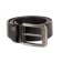 Pride belt, genuine leather, black, 105 cm