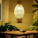 Lamp ceiling from the rattan "Suharto" 1x120W, E27, 25x25x60 cm