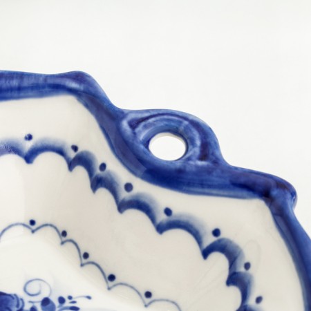 Saladnik "wedge leaf", 15 x 14 x 4 cm, gzhel, cobalt-4