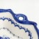 Saladnik "wedge leaf", 15 x 14 x 4 cm, gzhel, cobalt