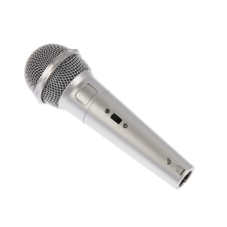 Microphone for karaoke G-105, wired, 1.2 m, silver