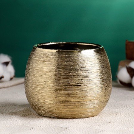 Kashpo "Golden Ball" 13x13x11cm-1