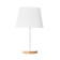 Luminaire desktop "severity" 1x40W E27 beige 22.5x22.5x41.5cm