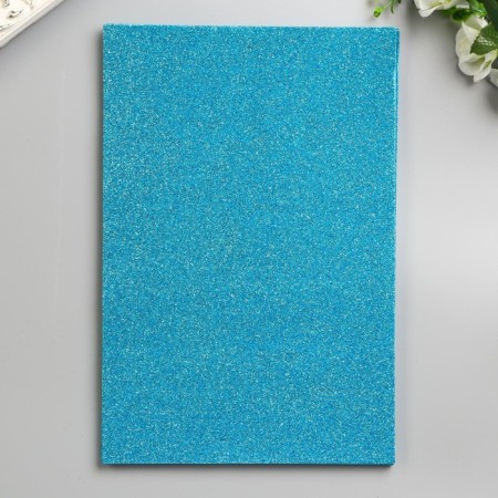 Foamiran "Blue Brill" 2 mm A4 format (set of 5 sheets)-1