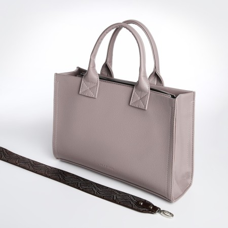 Female Bag Textura, Tout, Middle Size, Cabbage Color-4