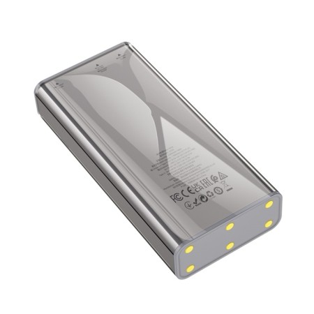 External battery Hoco J103A, 20,000 mAh, USB/type-C, 3 A, gray-6