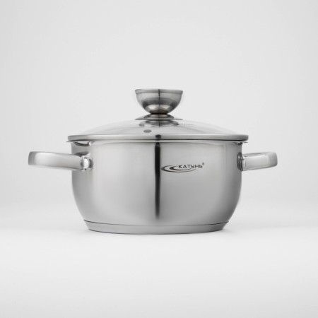 Antei pan, 2 l, d = 18 cm, capsule, glass cover, induction-1