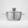 Antei pan, 2 l, d = 18 cm, capsule, glass cover, induction