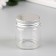 Decor for creativity Glass "Jars with a lid" silver set 6 pcs 4.7x4.7x5 cm