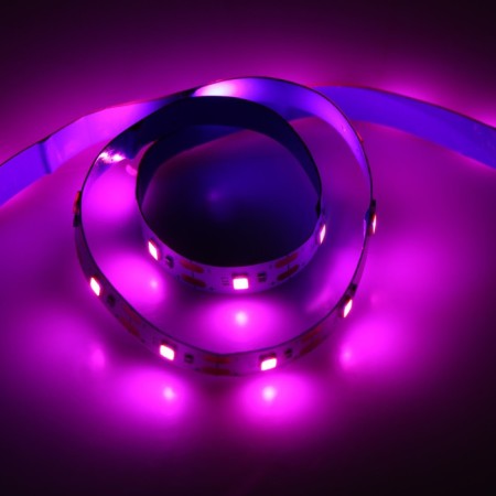 LED Luazon, 5 V, SMD5050, 0.5 m, IP20, 3.5 W, 60 LED/m, Dim., USB-1