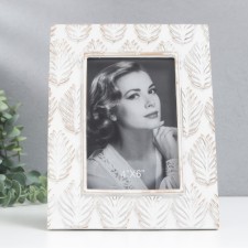 Polystone photo frame 10x15 cm 