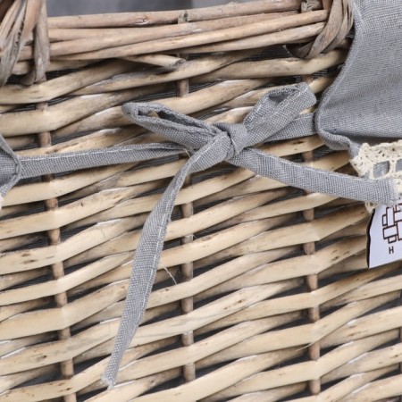High -high shelling basket with handles "Lenon", 44x33.5x30 cm, gray-3