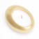 Candle "Drop" in the candlestick of gypsum, 14.5x10x6.5 cm, gold