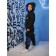 Smith overalls, height 122 cm, black color, blue